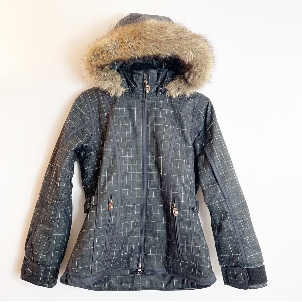 Obermeyer 1/4 Dolly Insulated Snowsports Waterproof Breathable Coating Jacket